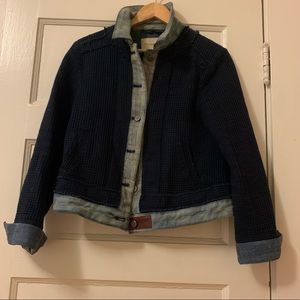 Jean Navy Fabric Jacket